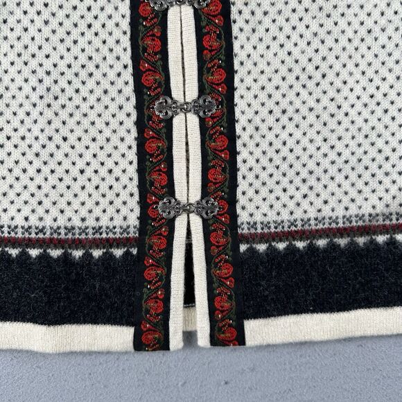 Squaw Valley Sweater Women’s Medium Multicolor Wool‎ Nordic Fair Isle Cardigan - Picture 10 of 16
